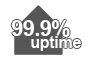 99.9% uptime guarantee!